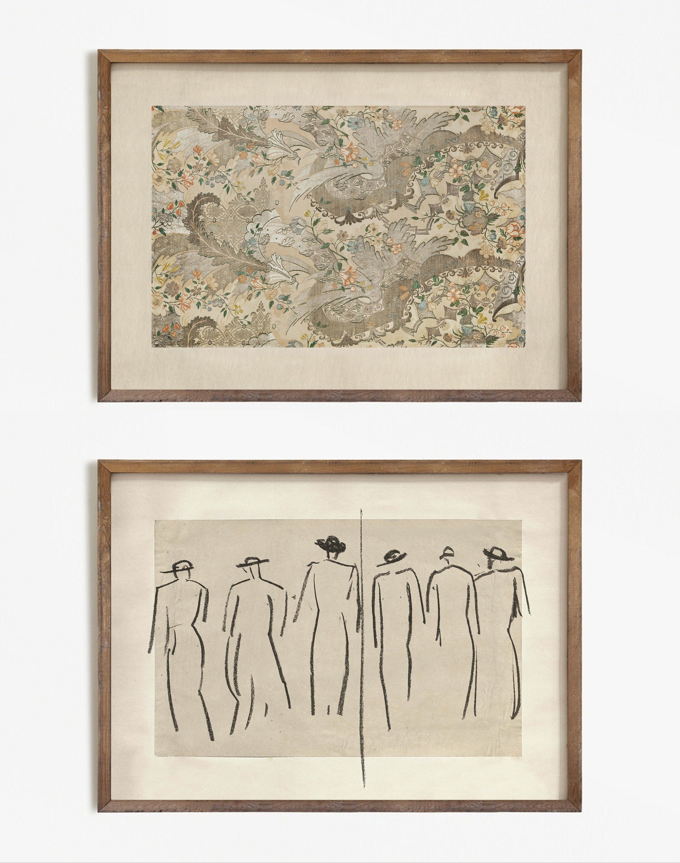 Vintage Gallery Wall Art Set: Eclectic European Prints (digital Download)