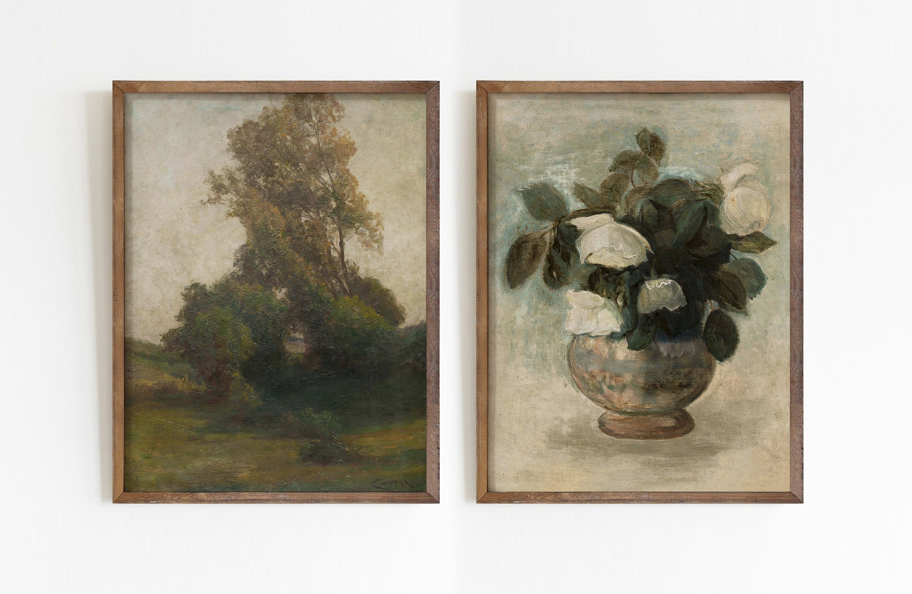 Vintage Gallery Wall Art Set: Eclectic European Prints (digital Download)