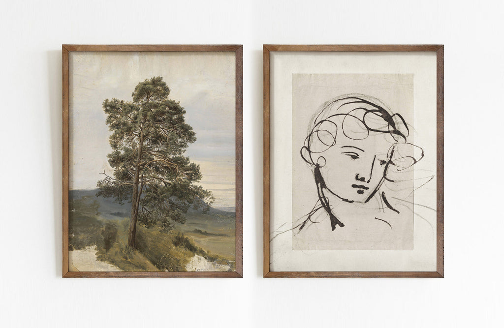 Vintage Gallery Wall Art Set: Eclectic European Prints (digital Download)