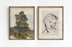 Vintage Gallery Wall Art Set: Eclectic European Prints (digital Download)