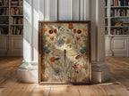 Dragonfly Wall Art, Dragonfly Print, William Morris, Aesthetic Wall Decor, Floral Prints, Artful Art, Floral Poster, Dragonfly Gifts For Her