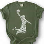 Basketball Player Word Art Shirt, Basketball Typography T-Shirt, Hoop Shoot Dunk Dribble Tee, Basketball Terms Gift, Basketball Vocabulary
