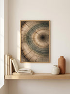 Tree Ring Wall Art Print, Wood Texture Art, Minimal Neutral Decor, Wood Grain Art, Nature Abstract Wall Art