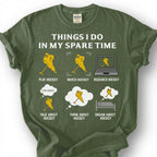 Things I Do In My Spare Time Hockey Shirt, Funny Hockey Player T-Shirt, Play Watch Dream Hockey Tee, Hockey Lover Gift, Hockey Obsessed